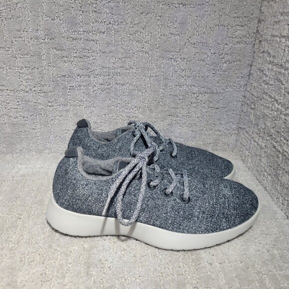 Allbirds Mens Size US 8 Natural Gray Merino Wool Runners Lace Up Sneaker NEW - Picture 6 of 9